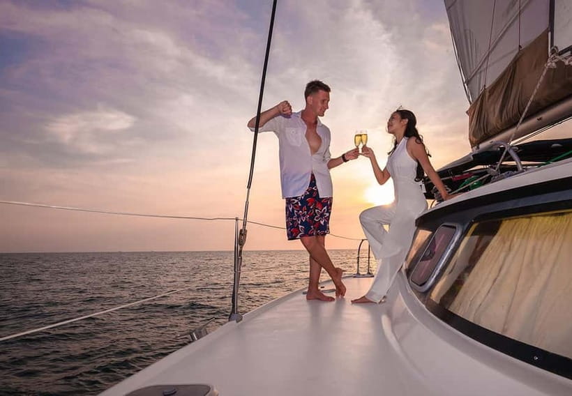 Phuket Sunset Dinner Sailing Yacht Catamaran - Snorkeling is included, but sea conditions set the limits
