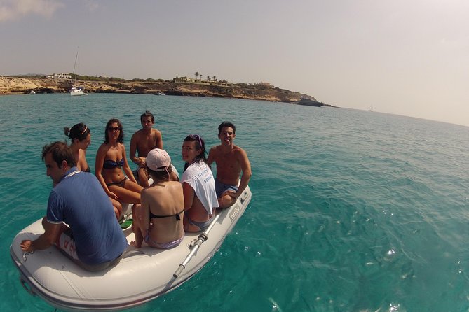 Playa de Llevant Catamaran Private Full Day Tour - Sailing past Espalmador before turning south