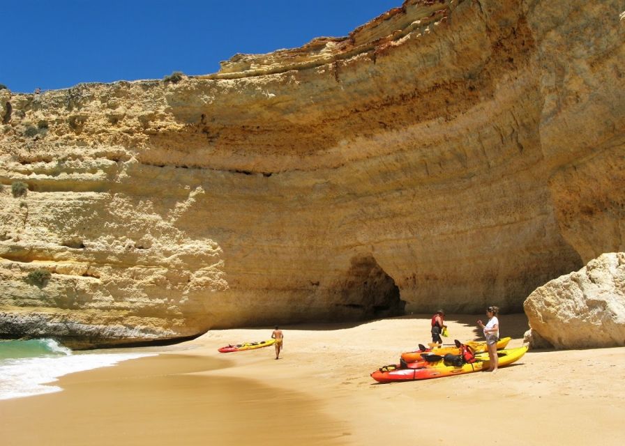 Portimão: Private Benagil Caves Catamaran and Kayak Tour - Praia da Marinha and time for a swim