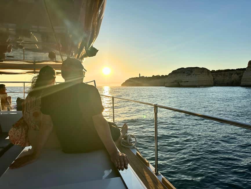 Portimao: SUNSET Benagil Caves Tour | Eco Catamaran - Inside the main Benagil Cave