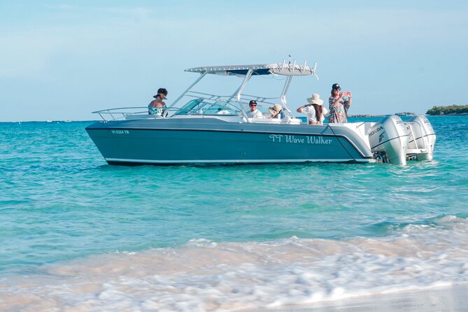 Power Catamaran All Included Island Trips - Snorkeling in water 18 to 25 feet deep