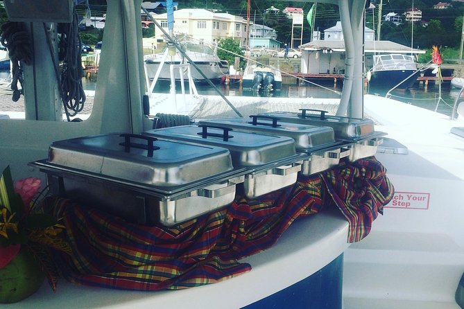 Private 3-Hour Catamaran Sunset Cruise from Soufriere for Up to 15 Guests - Open bar, snacks, and the evening pace