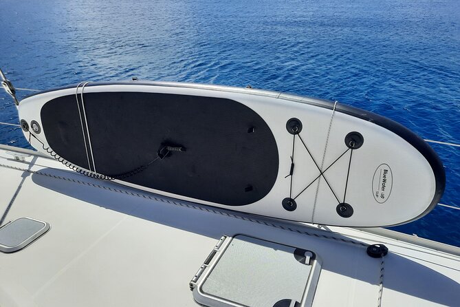 Private 6 Hrs 47 ft. Catamaran Snorkel & Cielo Charter (30p. max) - A boat built for mixed groups