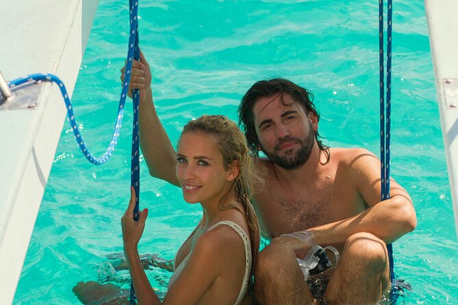 Private Catamaran Adventure Cruise with Rope Swing and Water Slide - Boca Catalina offers a gentler second snorkel