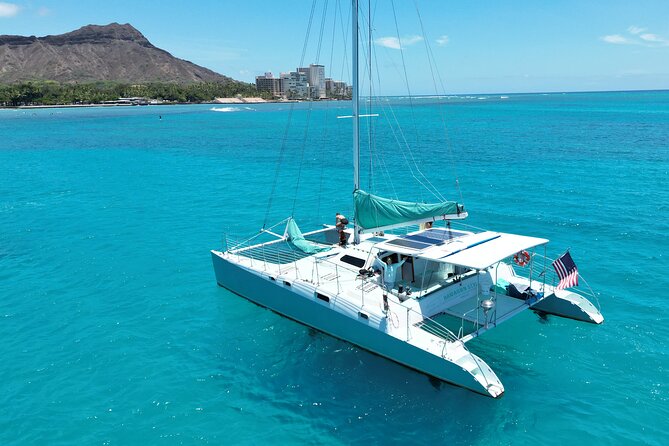 Private Catamaran Charter in Waikiki (1-6 Guests) - Leaving Ala Wai Boat Harbor for Diamond Head views