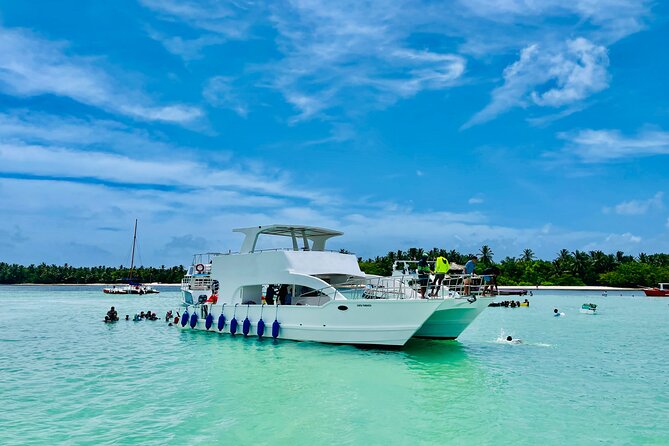 Private Catamaran Cruise with Slide & unlimited drinks - Dolphin views from the boat