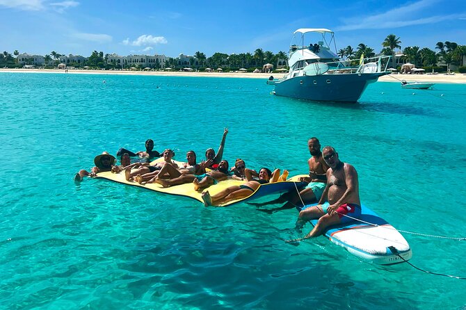 Private Catamaran Excursion in Anguilla with its Turquoise Waters - Snorkeling over clear water and coral reefs