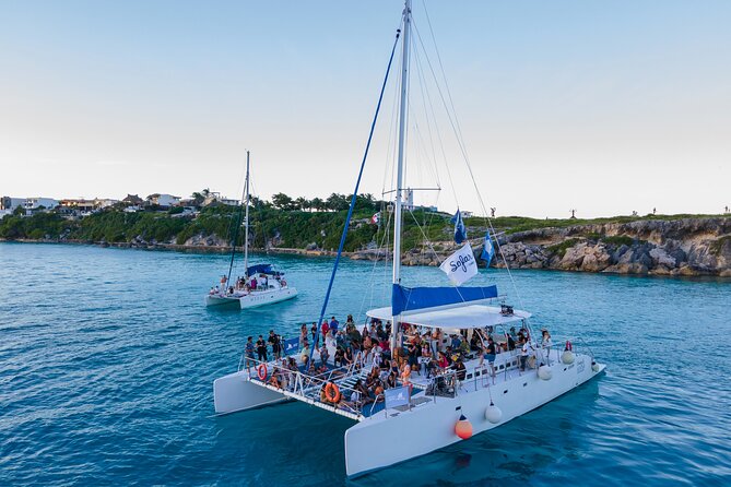 Private Catamaran from Cancun to Isla Mujeres | For up to 100 pp - Playa Norte and the Isla Mujeres stop