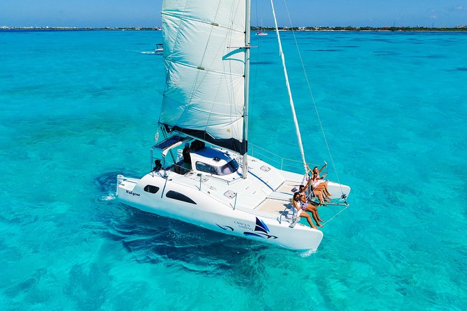 Private Catamaran from Cancun to Isla Mujeres for up to 13 People - Setting sail from Marina Las Perlas