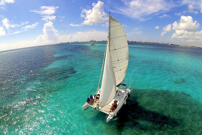 Private Catamaran from Cancun to Isla Mujeres for up to 13 People - Snorkeling with fewer people around