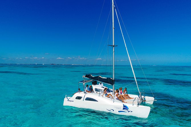 Private Catamaran from Cancun to Isla Mujeres for up to 13 People - Open bar, food, and what to bring