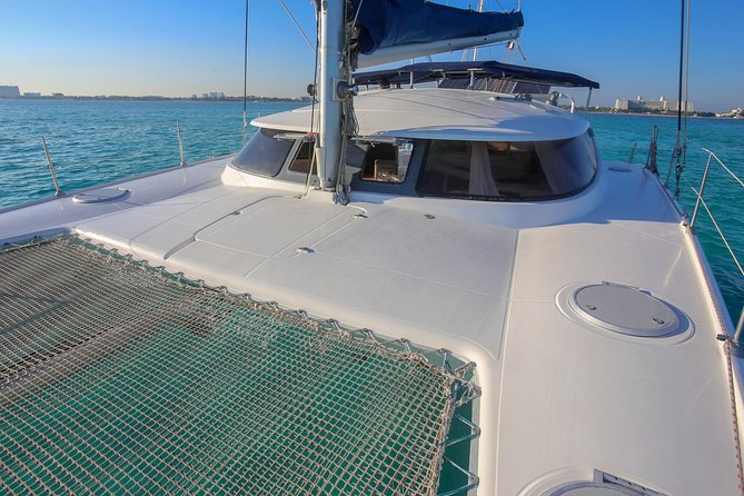 Private Catamaran from Cancun to Isla Mujeres | For up to 30 pepl - Swimming at Playa Norte