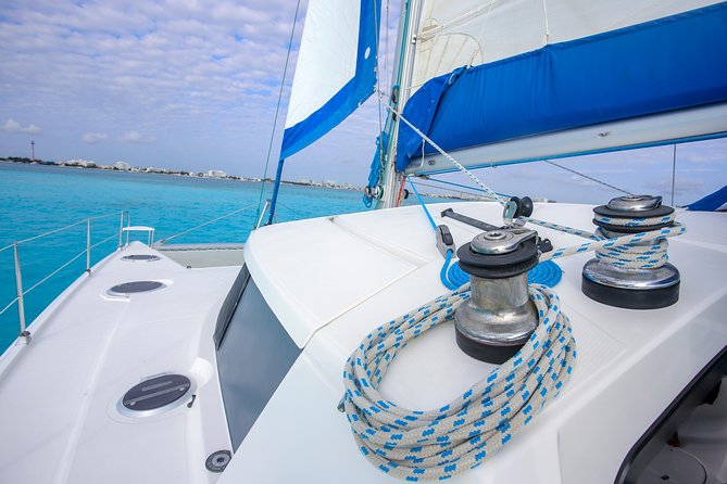 Private Catamaran from Cancun to Isla Mujeres | For up to 30 pp - Setting sail from Marina Las Perlas