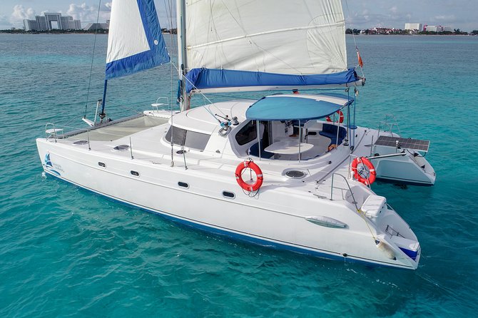 Private Catamaran from Cancun to Isla Mujeres | For up to 30 pp - What the price really covers