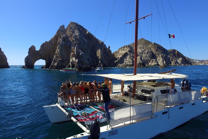 Private Catamaran Snorkeling Cruise in Los Cabos - Santa Maria Bay for snorkeling and swimming