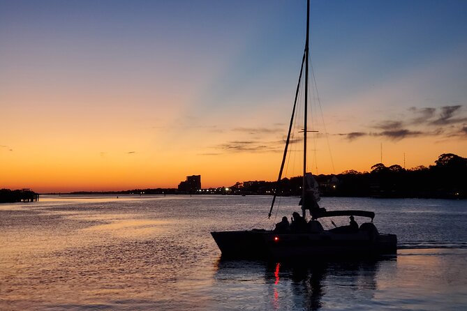 Private Catamaran Sunset Cruise with Dolphin watching - Leaving from the smaller Okaloosa Island marina