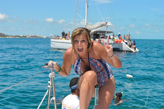 Private Catamaran Tour to Isla Mujeres with Snorkeling from Cancun - Snorkeling at El Meco and the underwater museum