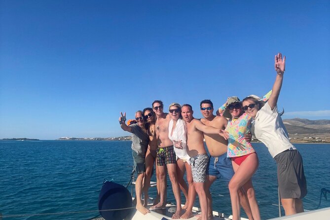 Private Full Day Catamaran Cruise from Paros with Lunch - A private day between Paros and Antiparos