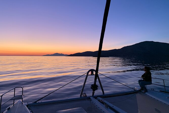 Private Full Day Catamaran Cruise from Paros with Lunch - Faneromeni Beach and stone shaped by wind and sea
