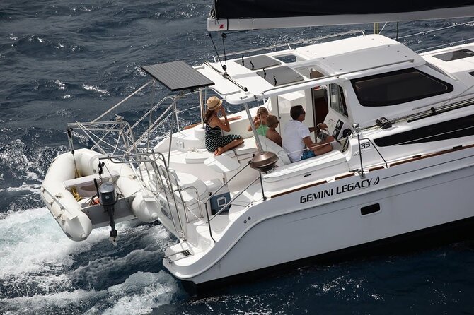 Private Full Day, Fun Day Aboard SY Mazu - Luxury Gemini Legacy Catamaran - Key things to know before you book