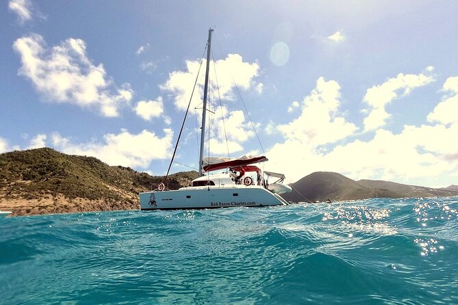 Private Full-Day Luxury Sailing Catamaran Charter in Sint Maarten - A charcoal lunch with real choices