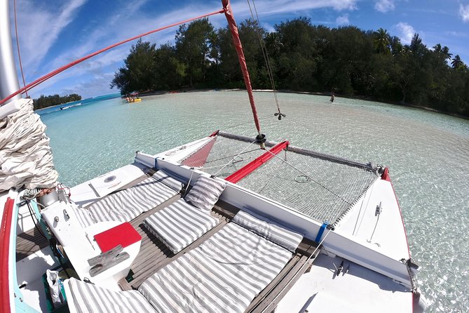 PRIVATE Full Day Tour : Moorea Snorkeling & Sailing on a Catamaran named Taboo - Snorkeling the lagoon and coral gardens