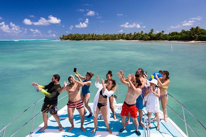Private Groups Exclusive Punta Cana Catamaran Excursion - Bavaro’s waist-deep natural pools