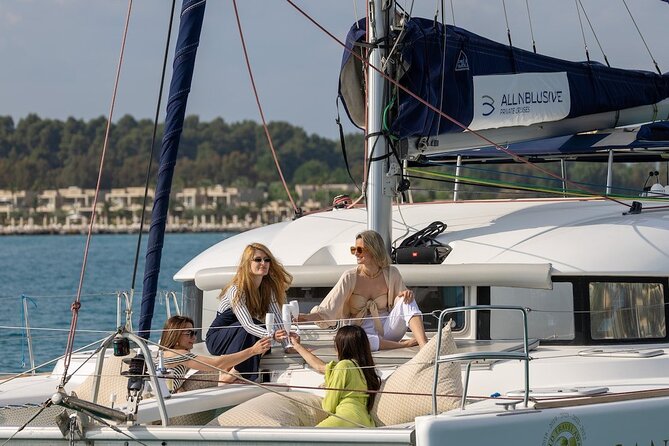 Private Half Day cruise on Catamaran in Corfu - Swimming at Barbati, Kalami, and Kerasia