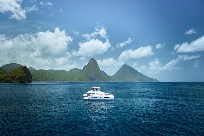 Private Half-Day Luxury Catamaran Experience - A private view of St Lucia’s west coast
