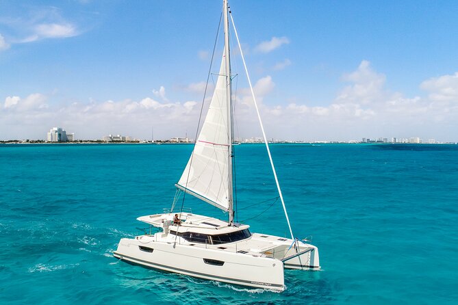 Private Luxury Catamaran Cancun to Isla Mujeres | For up to 30 pp - Meeting at Marina Las Perlas