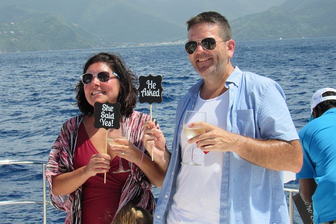 Private Luxury Catamaran Cruise in St. Lucia - What you eat and drink on board