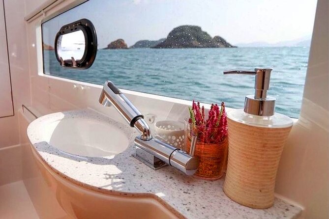 Private Luxury Catamaran Half Day Charter - Honeymoon Beach on Water Island
