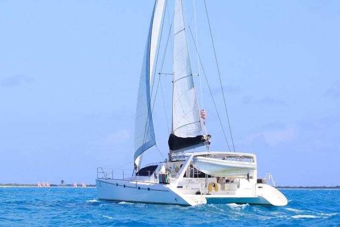 Private Luxury Catamaran Yacht. Full or Half Day Charter - Sail, Beach, Snorkel. - Boarding at Havensight