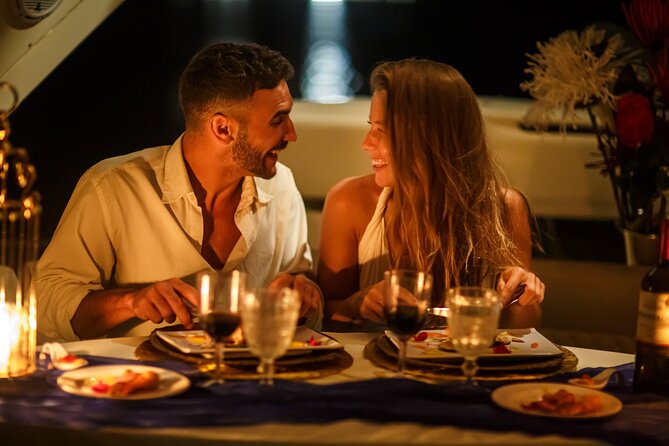 Private Luxury Sunset Dinner Cruise – 51' Leopard Yacht in Cancun - The Five-Course Dinner and Onboard Chef