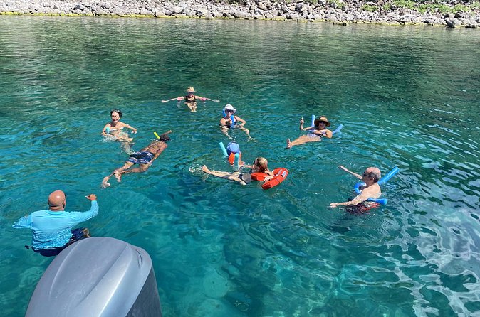 Private Power Catamaran Adventure in Saint Kitts and Nevis - Pinney’s Beach and lunch at Sunshine’s