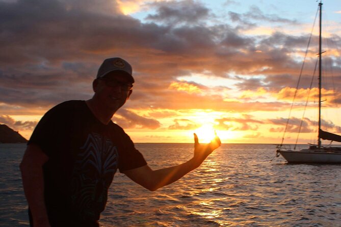 PRIVATE Sunset Cruise : Moorea Sailing on a Catamaran named Taboo - Beyond the reef and into open ocean