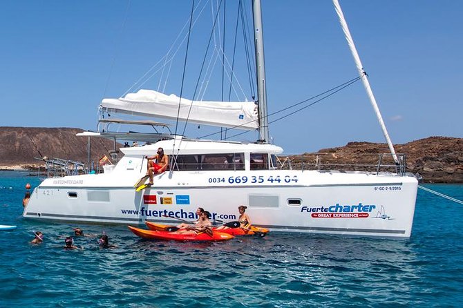 Private trips to Lobos Island in Catamaran Lagoon 421 - Swimming, snorkeling, kayaks, and paddleboards