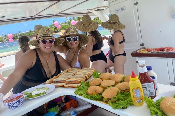 Private VIP Catamaran Party Boat Punta Cana Bavaro - Third stop: relaxing in a natural pool