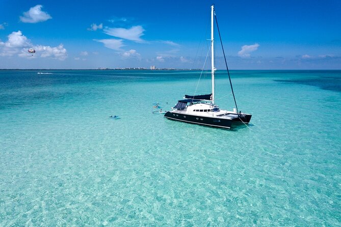 Puerto Morelos Secret Sandbar Catamaran Sail - Sailing through Puerto Morelos National Park