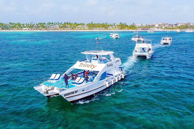 Punta Cana Catamaran Party– Snorkeling, Open Bar, Music & Pickup - Music, dancing, and the social side