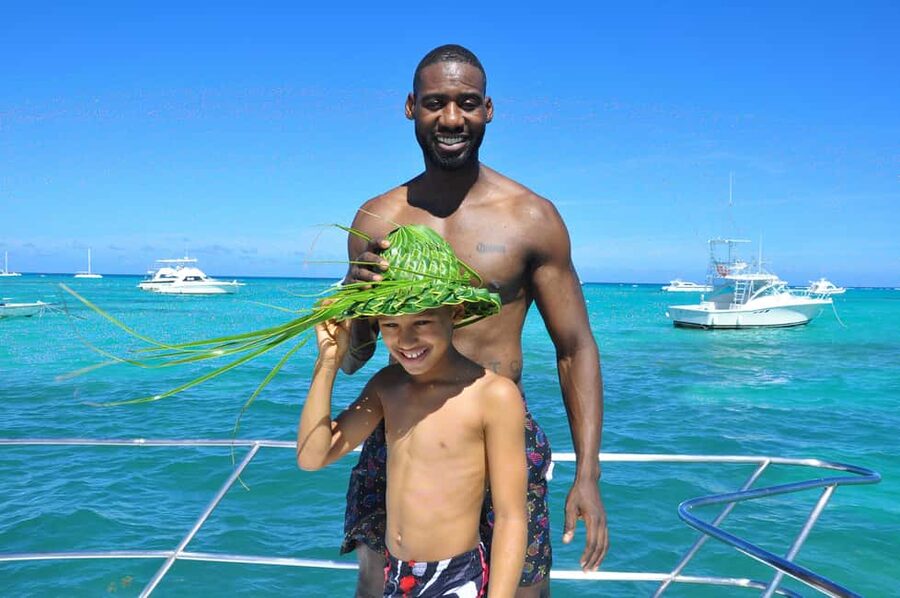 Punta Cana: Catamaran Tour with Reef Snorkeling and Open Bar - The boat slide adds an easy burst of fun