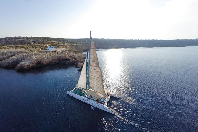 Relaxing Adults-only Blue Lagoon Catamaran Trip from Ayia Napa - Famagusta from the sea