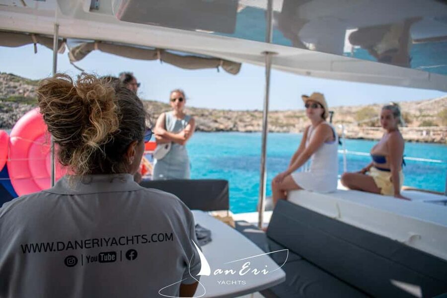 Rethymno Premium Catamaran Cruise: Healthy Lunch & Open Bar - A polished catamaran with room to spread out