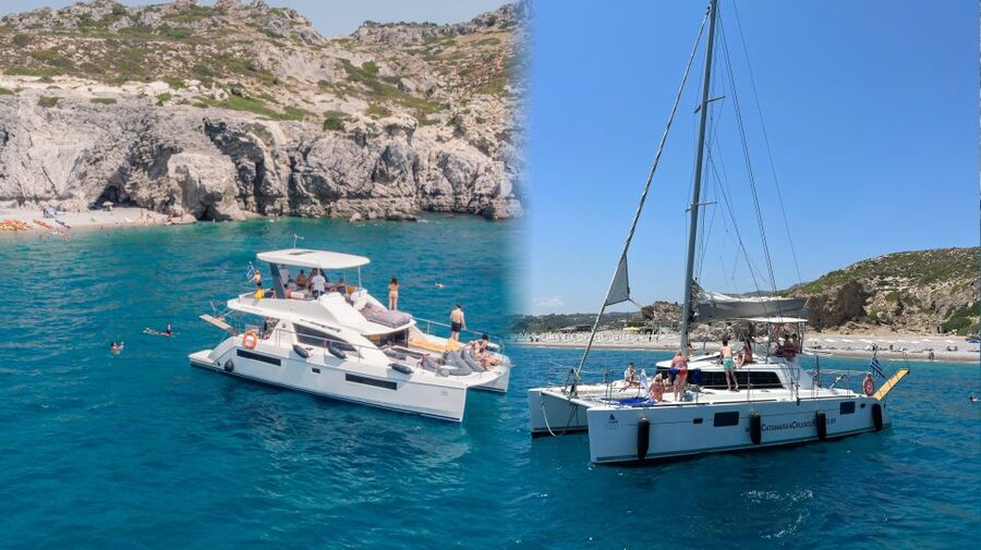 Rhodes: All-Inclusive Catamaran Cruise with Lunch and Drinks - Sailing catamaran or power catamaran?