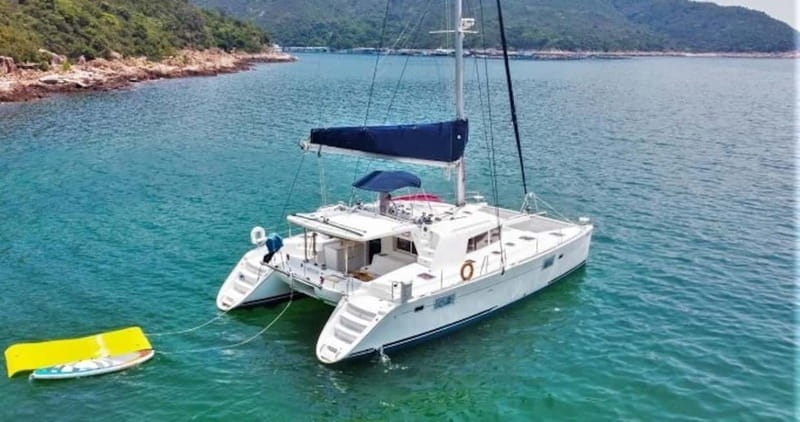 Rhodes: All inclusive Catamaran Escape with Lunch & Drinks - Anthony Quinn Bay: the first big swim