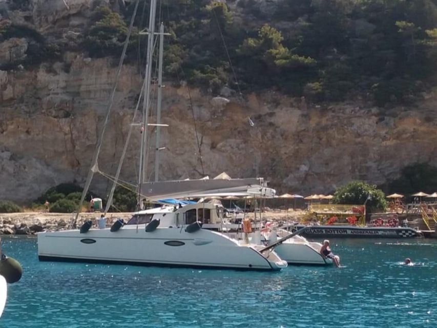 Rhodes: Sailing Catamaran Day Cruise with food and drinks - Why a private catamaran makes sense on Rhodes