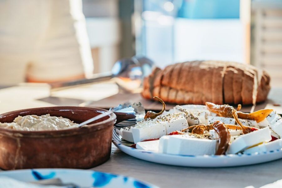 Rhodes: Sunset Catamaran Cruise with Dinner Buffet & Drinks - The Buffet: Simple Greek Food, Plenty of It