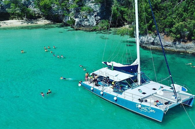 Rising Son Catamaran Adventure in Bermuda - Kayaking, paddleboarding, and time in the water