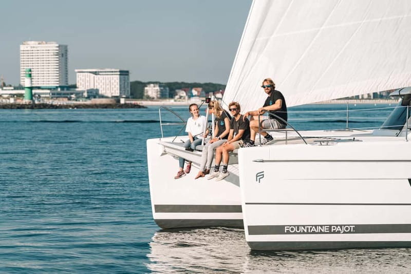 Rostock: Half-Day, Full-Day or Sunset Catamaran Cruise - Choosing the route along the Baltic coast