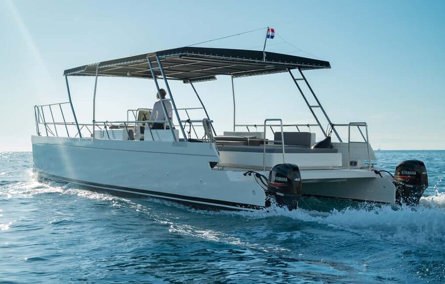 Rovinj: Sunset & dolphin group tours with Catamaran - Sunset over the Istrian coast